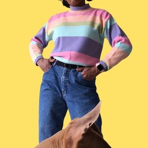 Pastel stripped sweater